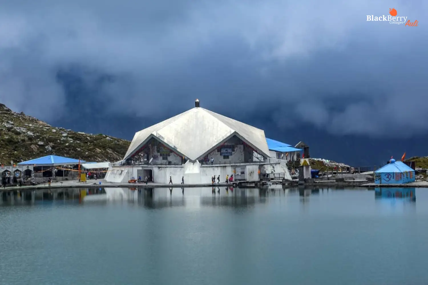 Valley of flowers with hemkund sahib