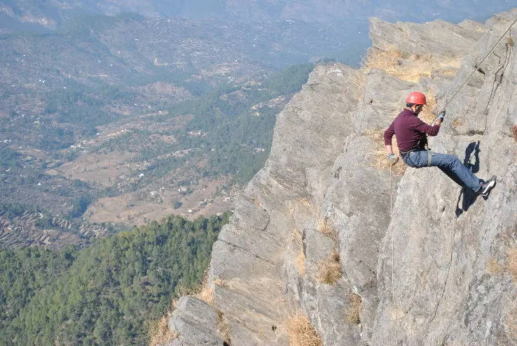 Rock Climbing and Rappelling 