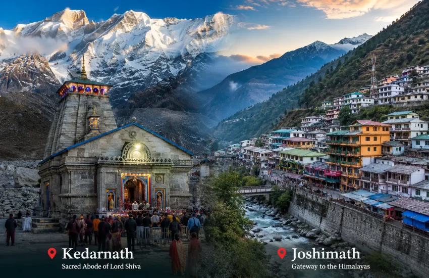 Kedarnath from Joshimath, Planning the Do Dham Trip